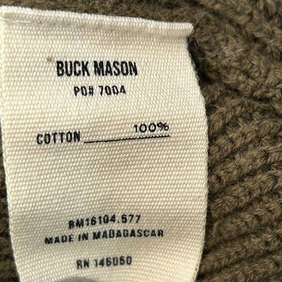 Buck Mason Olive Crewneck Sweater - Picture 12 of 13